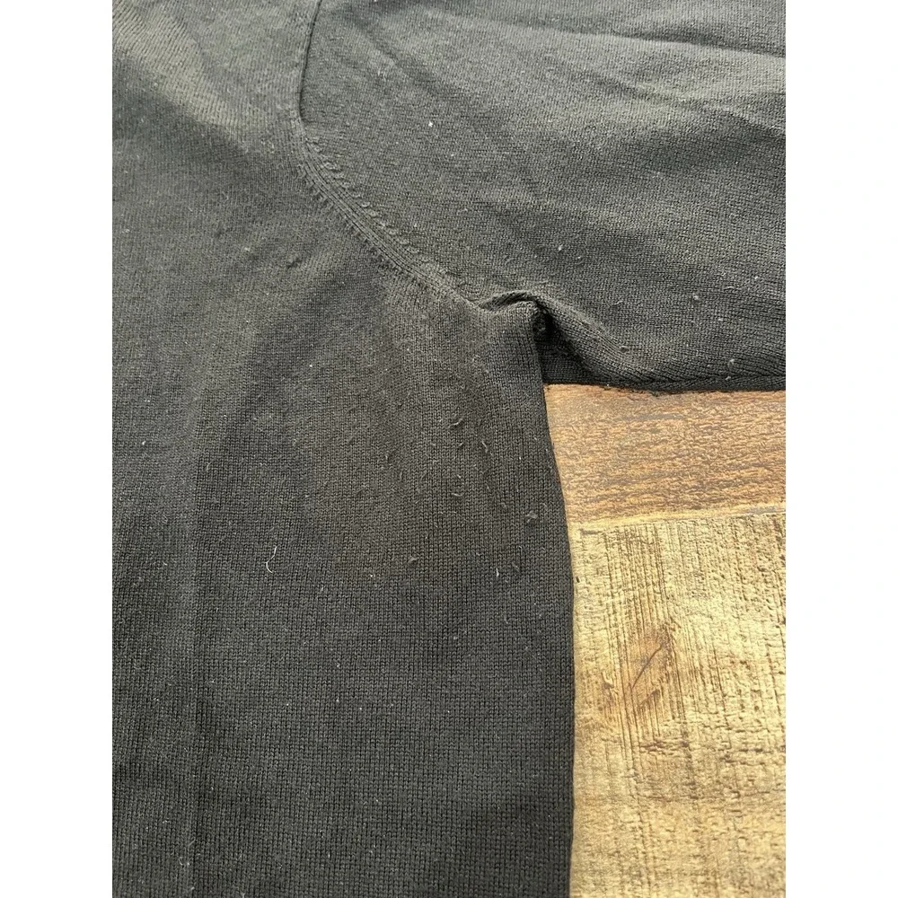 PETER MILLAR‎ CROWN SOFT CREW NECK SWEATER MEN XXL MERINO WOOL/SILK BLK (2133)